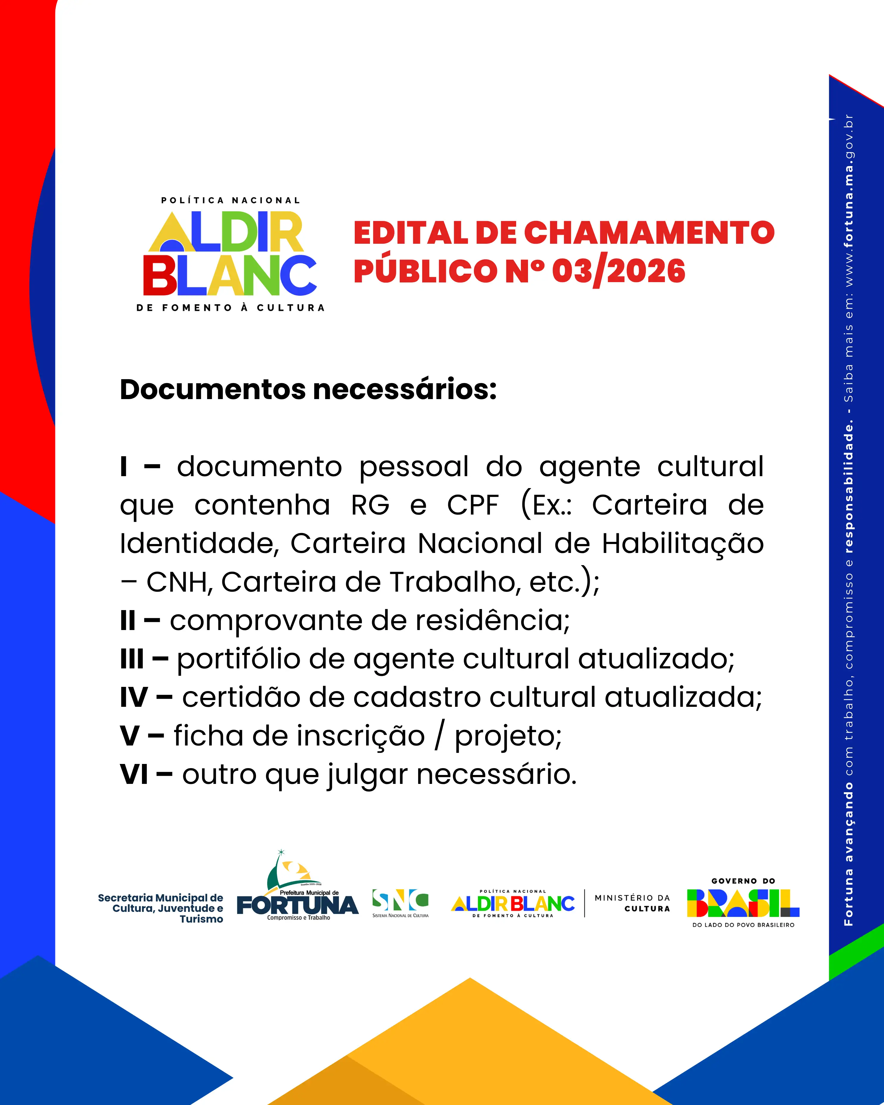 Foto 2 – EDITAL DE CHAMAMENTO PÚBLICO Nº 03/2026