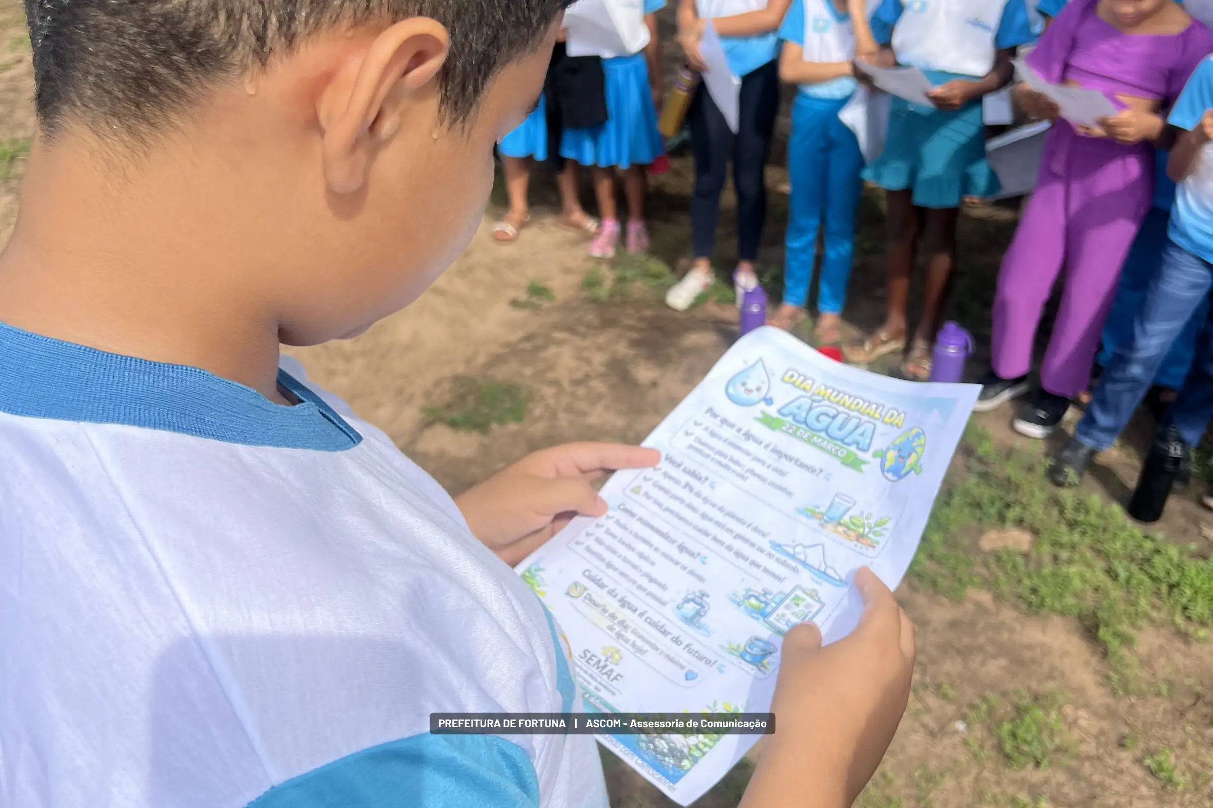 Foto 4 – Prefeitura de Fortuna promove ação educativa e plantio de mudas em alusão ao Dia Mundial da Água