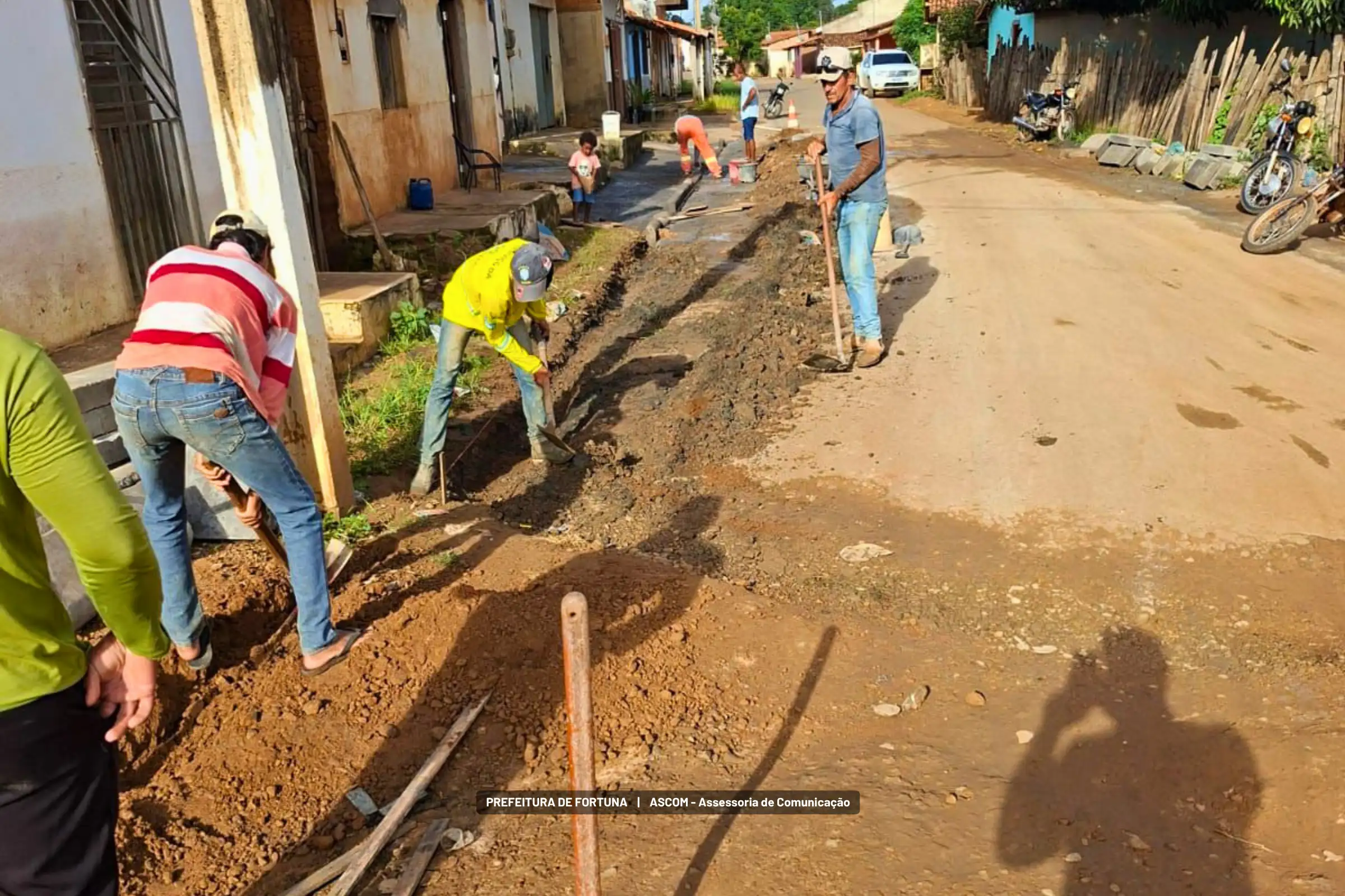 Foto 3 – Prefeitura de Fortuna realiza obra de recuperação na Rua Casimiro de Abreu e reforça infraestrutura urbana