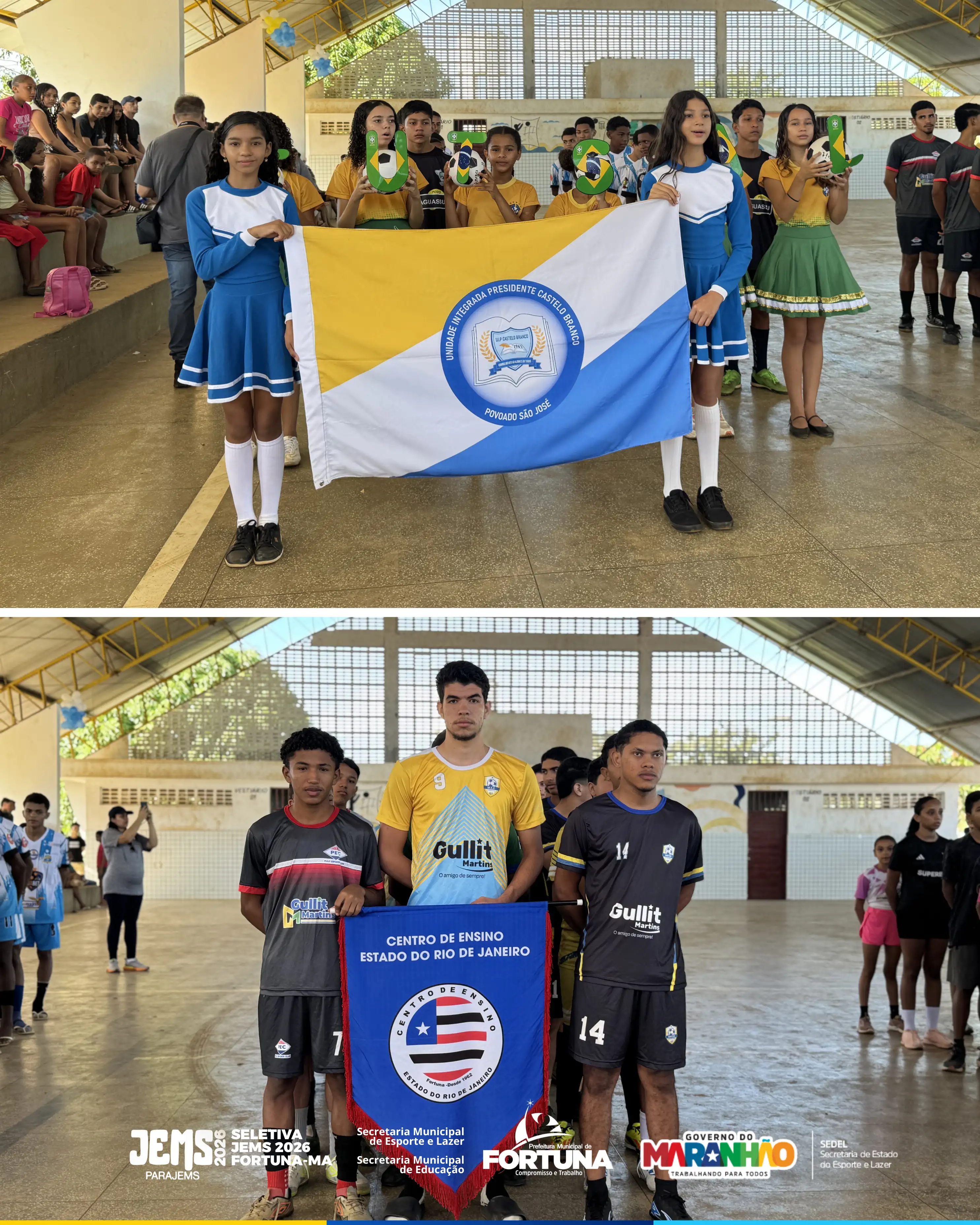 Foto 2 – Educação e esporte unidos na grande abertura dos JEMS 2026!