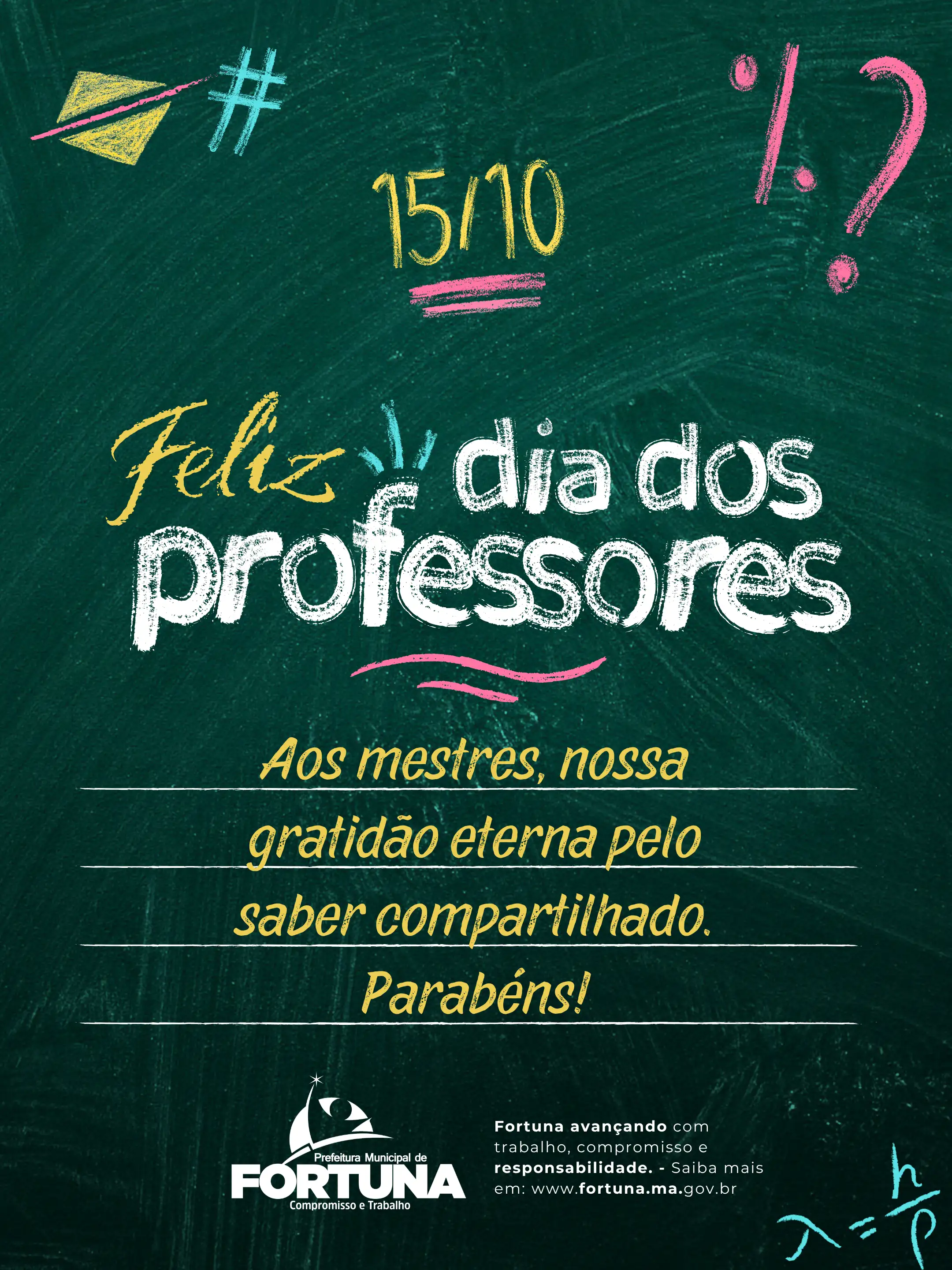 15 DE OUTUBRO | DIA DOS PROFESSORES