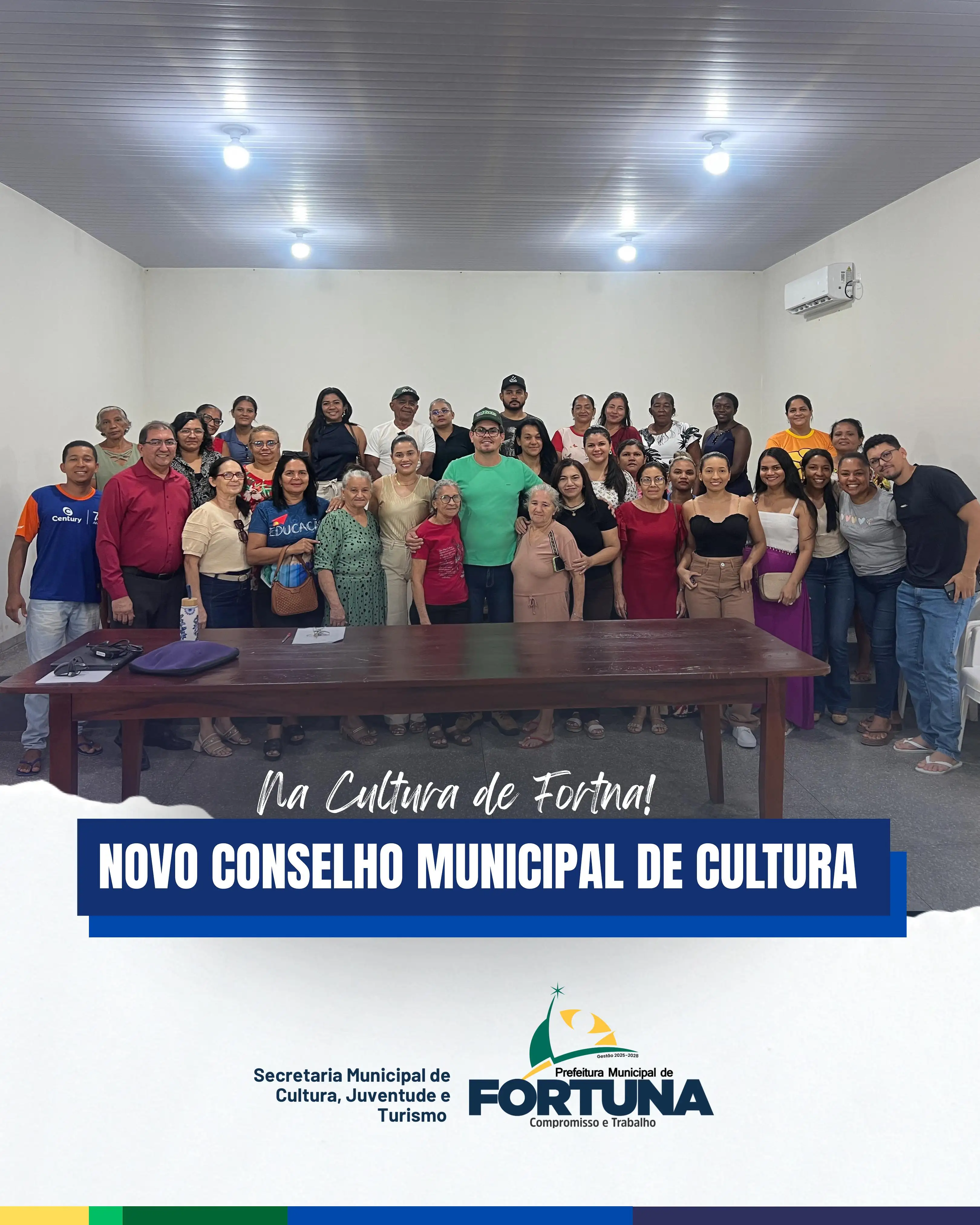 Foto 1 – FORTUNA TEM NOVO CONSELHO MUNICIPAL DE CULTURA