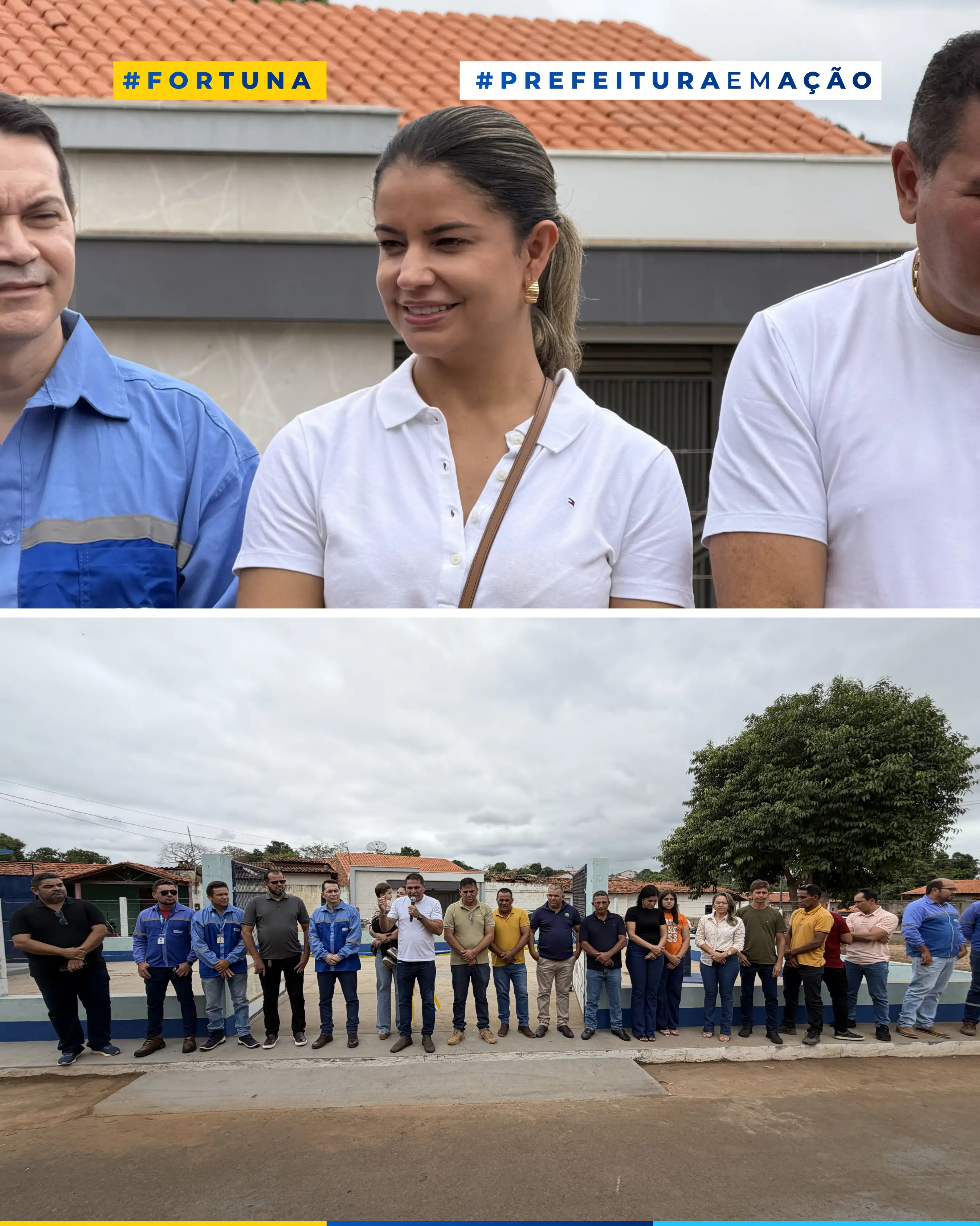 Foto 8 – FORTUNA INAUGURA POÇO ARTESIANO COM VAZÃO DE 100 MIL LITROS POR HORA