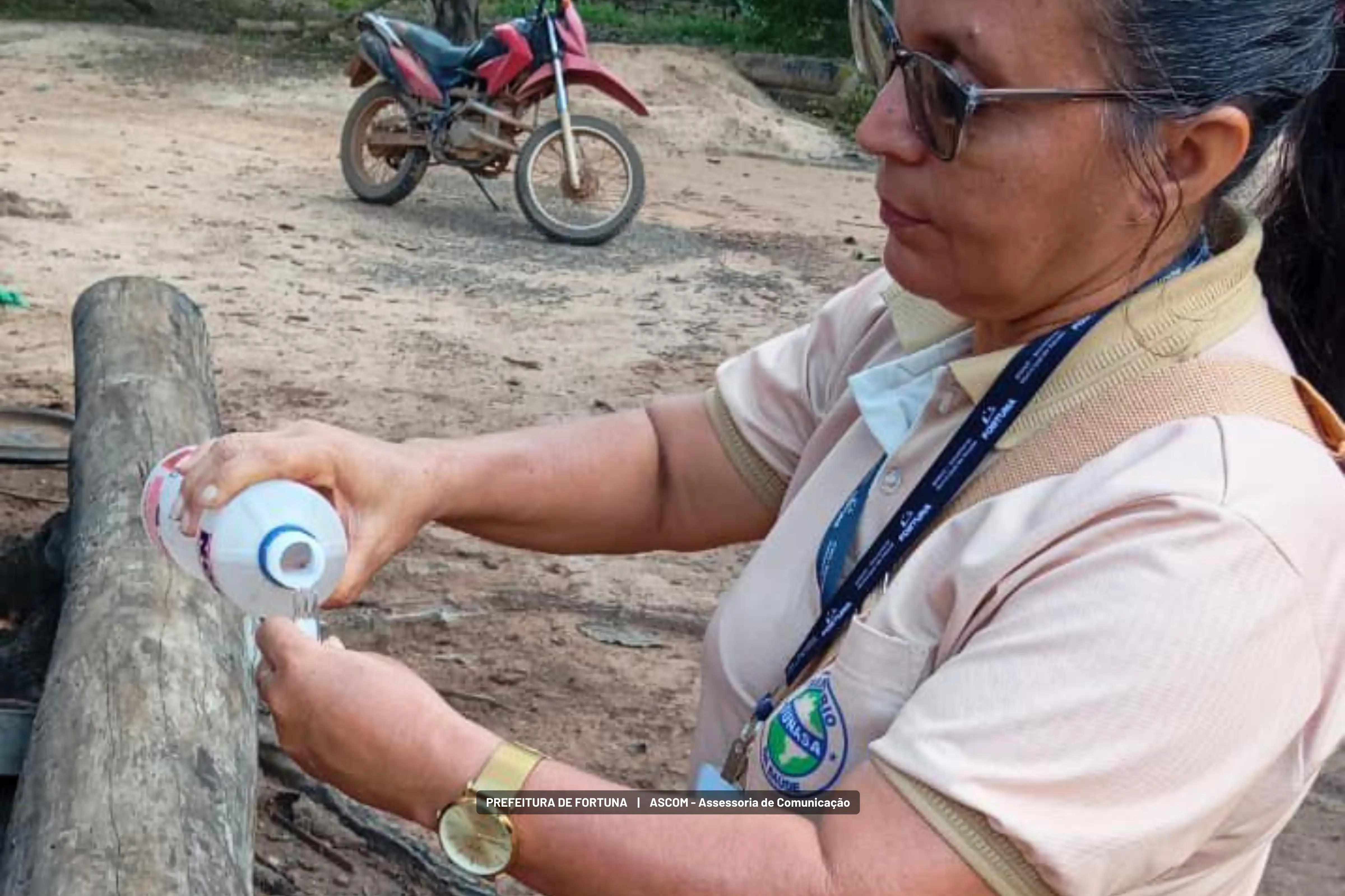 Foto 4 – SAÚDE DE FORTUNA INTENSIFICA AÇÕES DE COMBATE À DENGUE NA ZONA RURAL