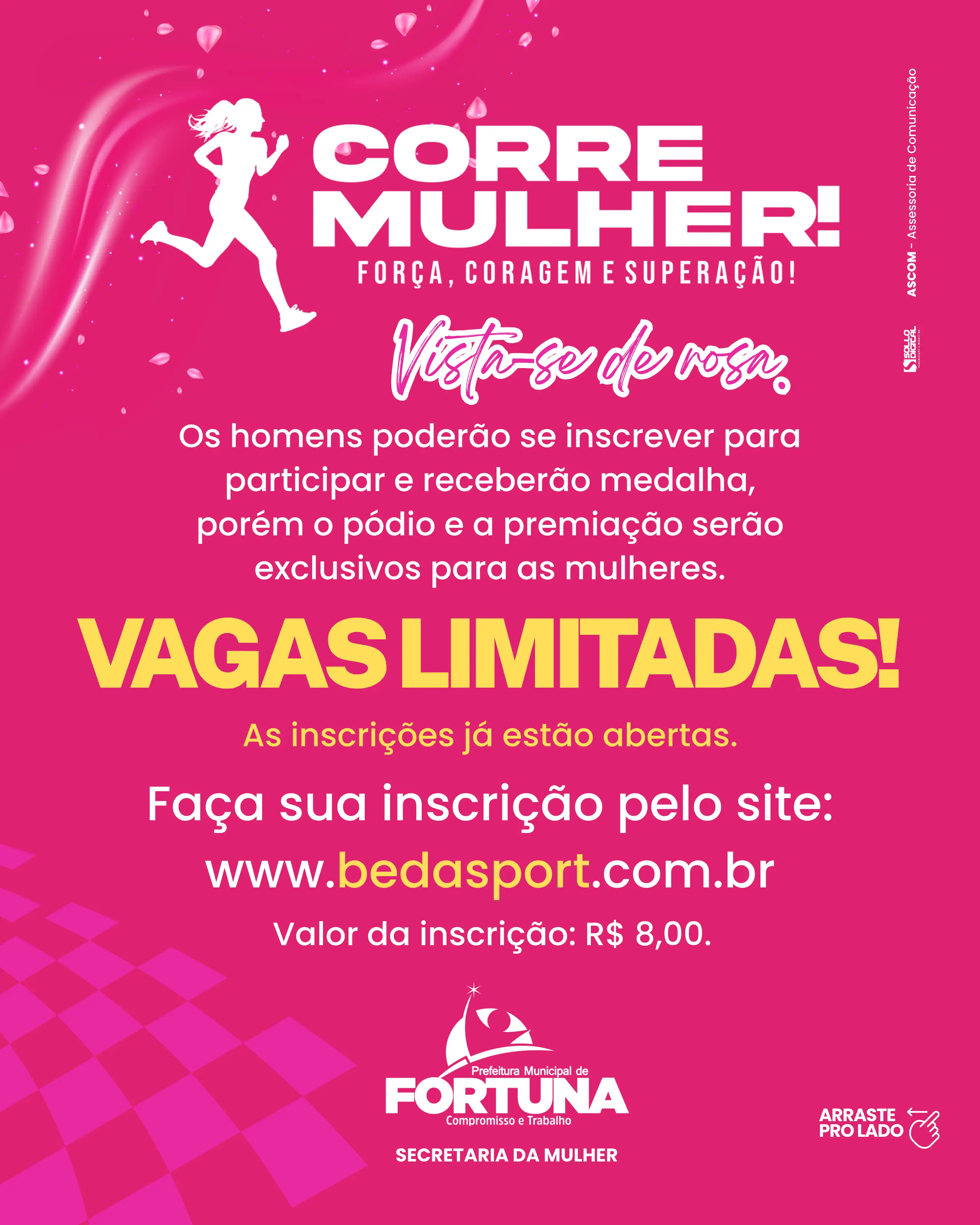 Foto 2 – Agora é oficial: Corre, mulher!