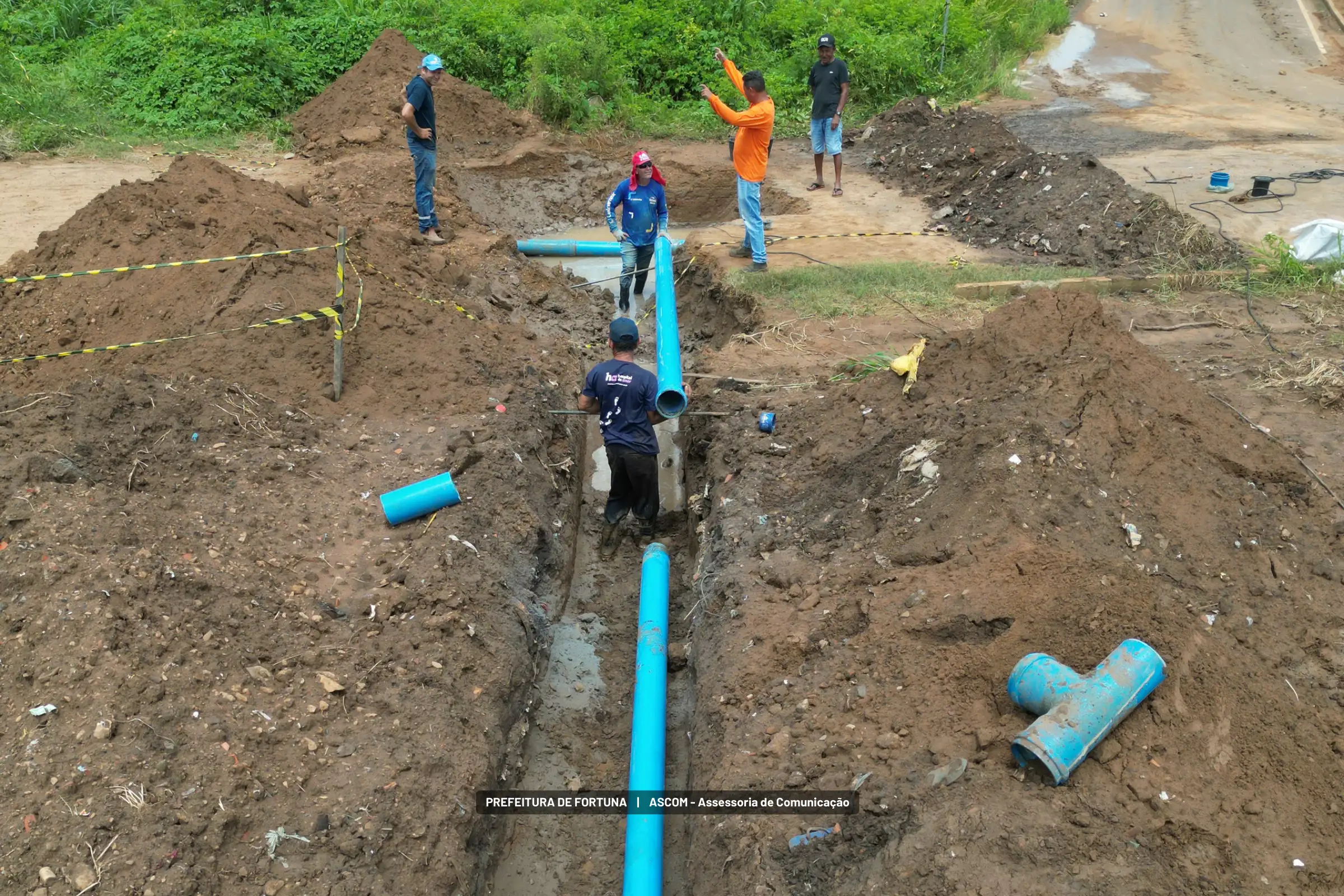 Foto 3 – Preparando o terreno para mais saúde em Fortuna