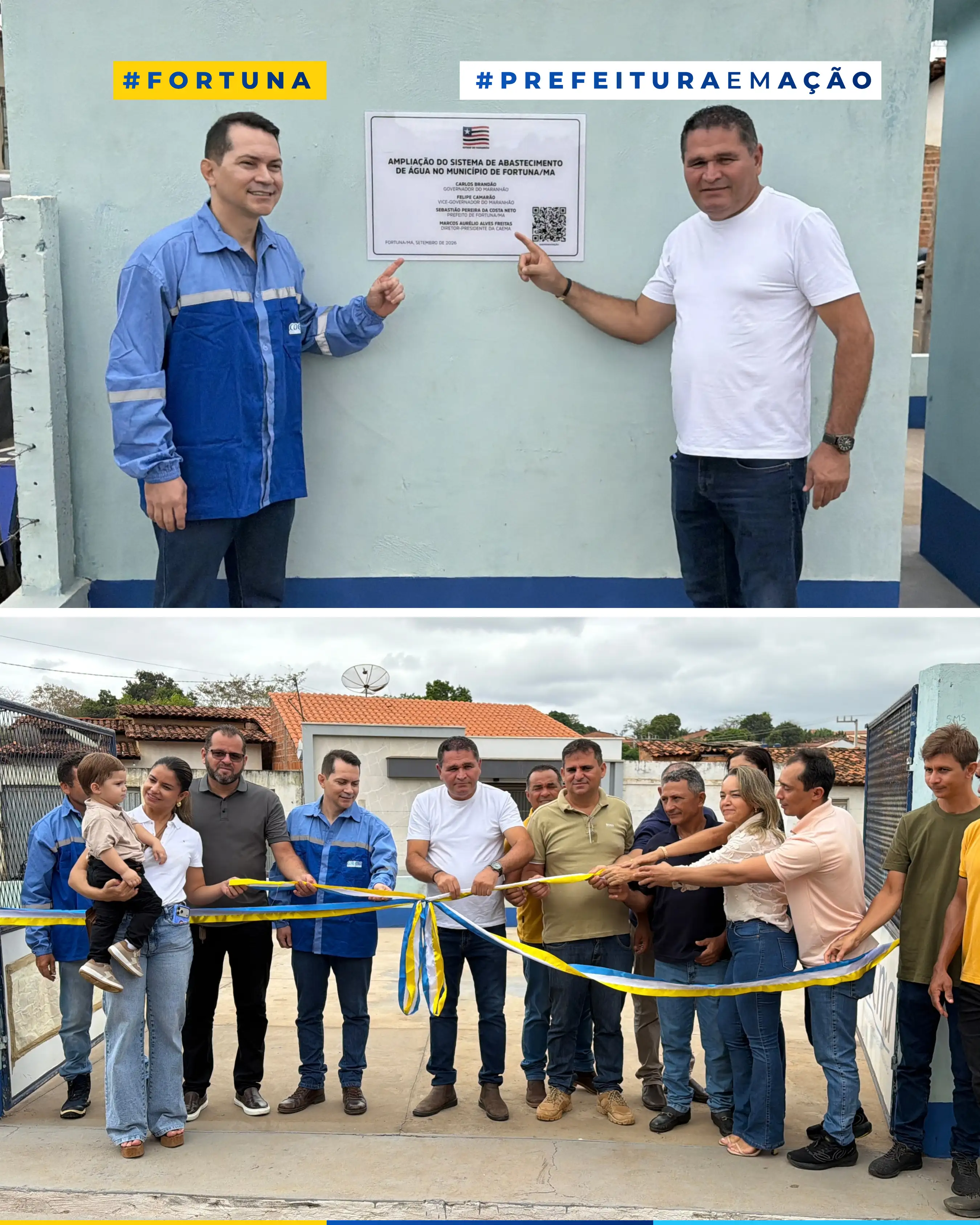 Foto 5 – FORTUNA INAUGURA POÇO ARTESIANO COM VAZÃO DE 100 MIL LITROS POR HORA