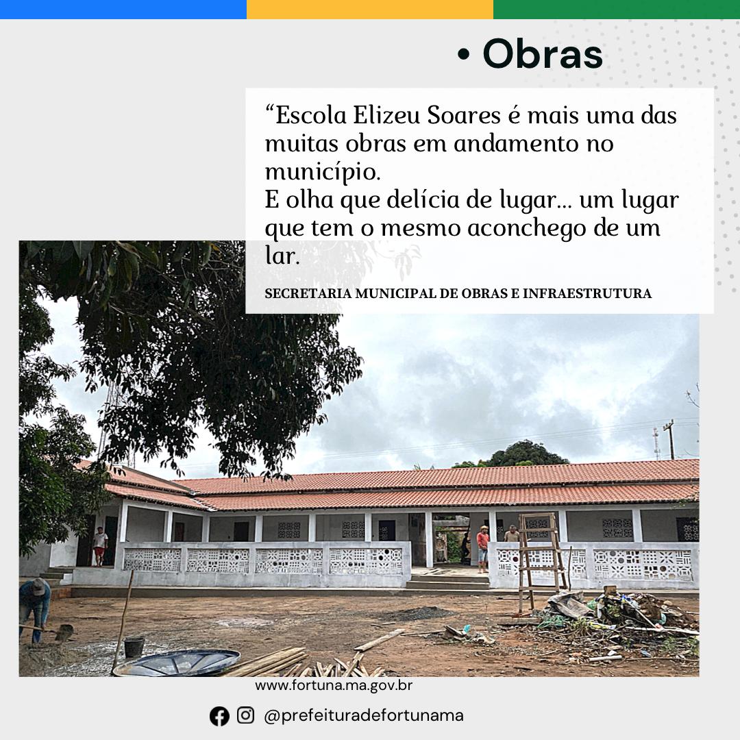 Hoje nós vamos mostrar como está o andamento dos trabalhos na escola Elizeu Soares na Rua de Colinasjpeg